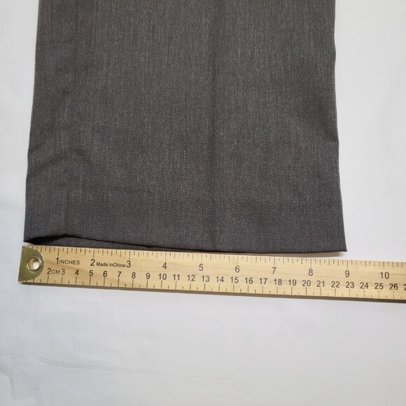 Louis Raphael Rosso Mens Dress Pants 38 X 29 Classic Wrinkle Free Easy Care Gray - Picture 15 of 15